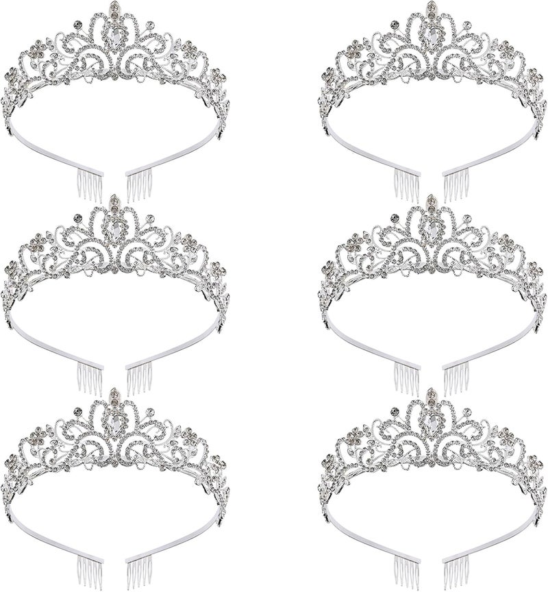 AXX Princess Crown for Women, Crystal Queen Tiaras for Girls Bridal Hair Accessories Gifts for Birthday Wedding Prom, Bridal Party, Pageant, Halloween Christmas Costume - Image 1
